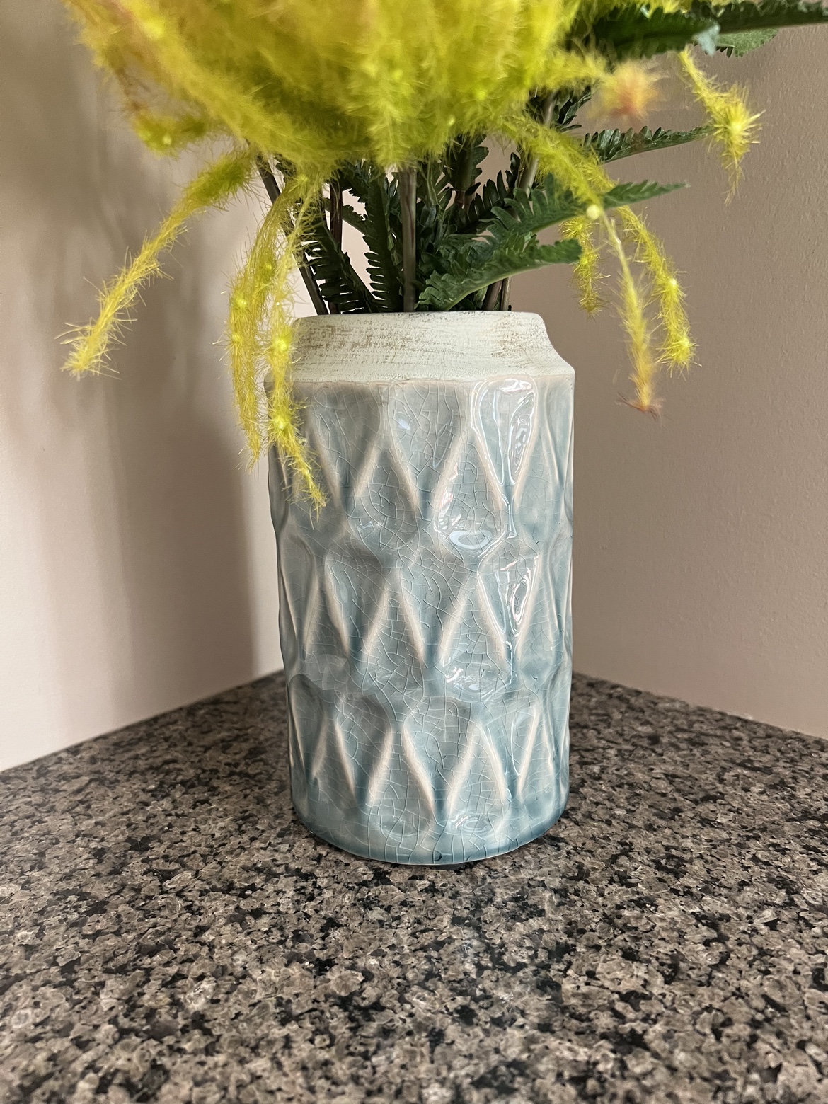 Ceramic Jar with Decorative Flowers - photo 4