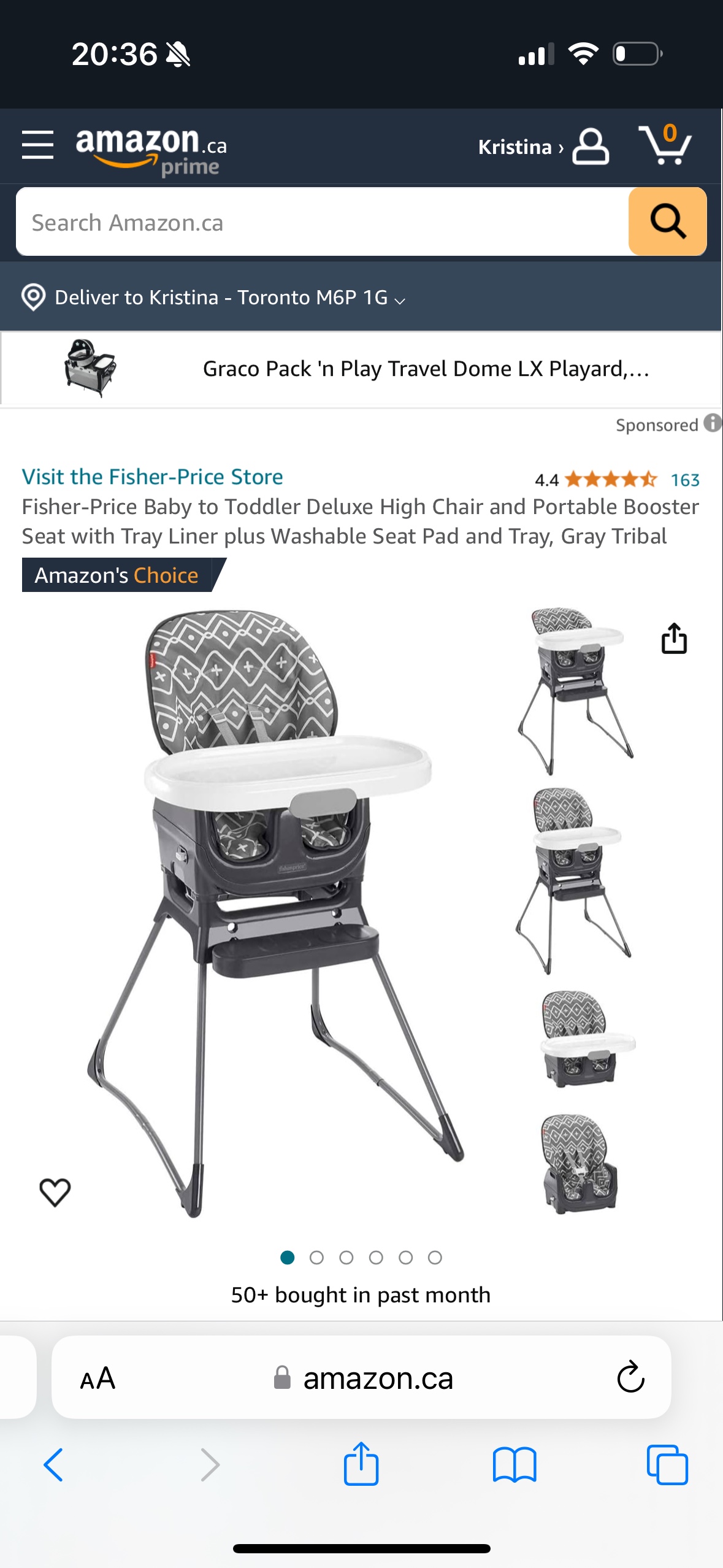 Fisher price 4 in 1 high chair