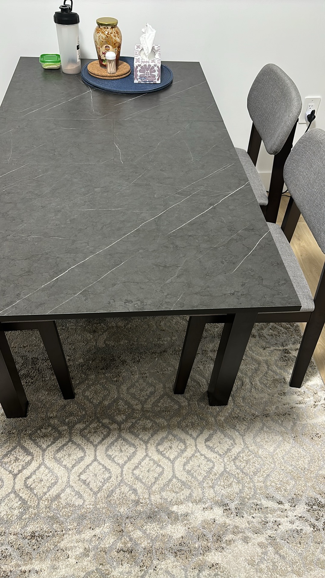 Brand New Condition Wooden Dining Table and 4 Chairs image indicator(3)