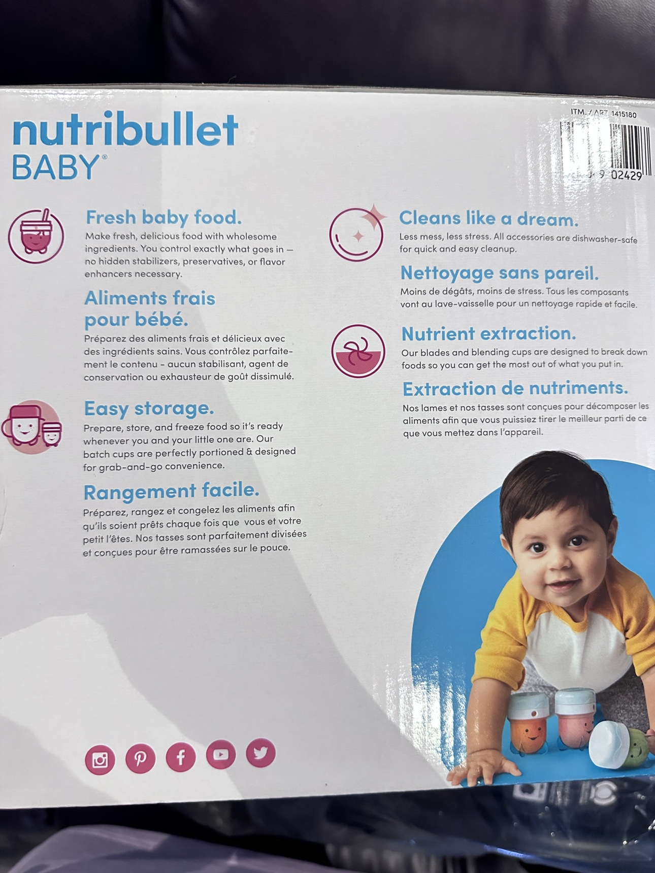 nutribullet baby complete baby food-making system - photo 4