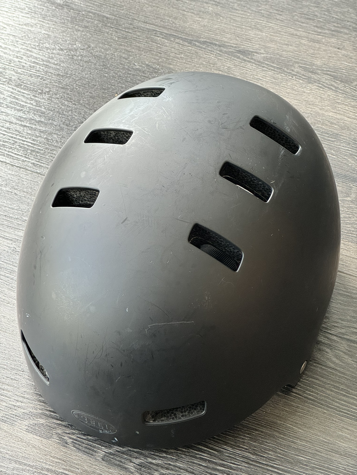 Bell black bike helmet- large thumbnail