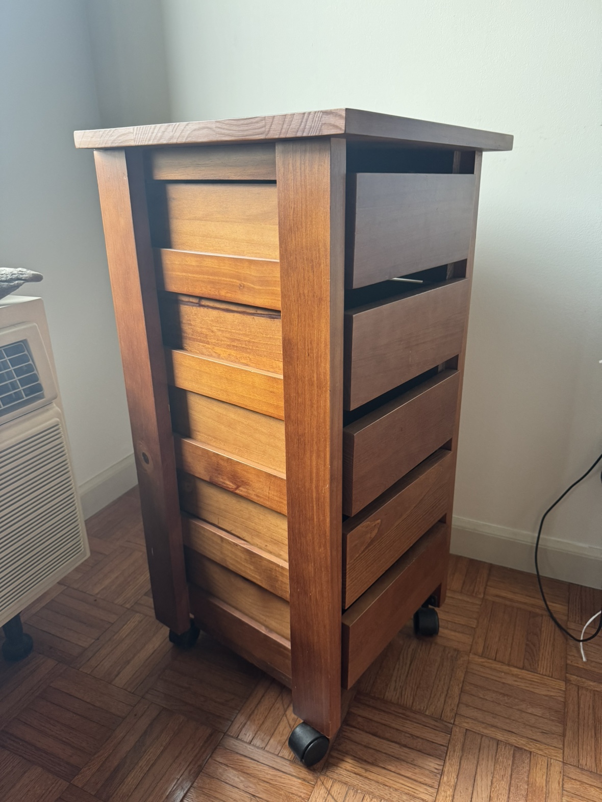 File cabinet, chest of drawers, on wheels - photo 2