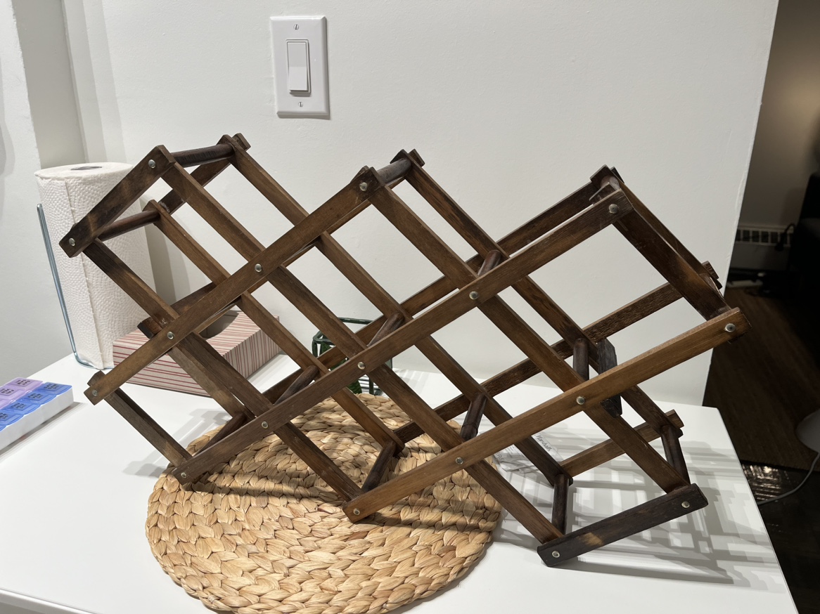 Foldable Wine Rack #freecycle