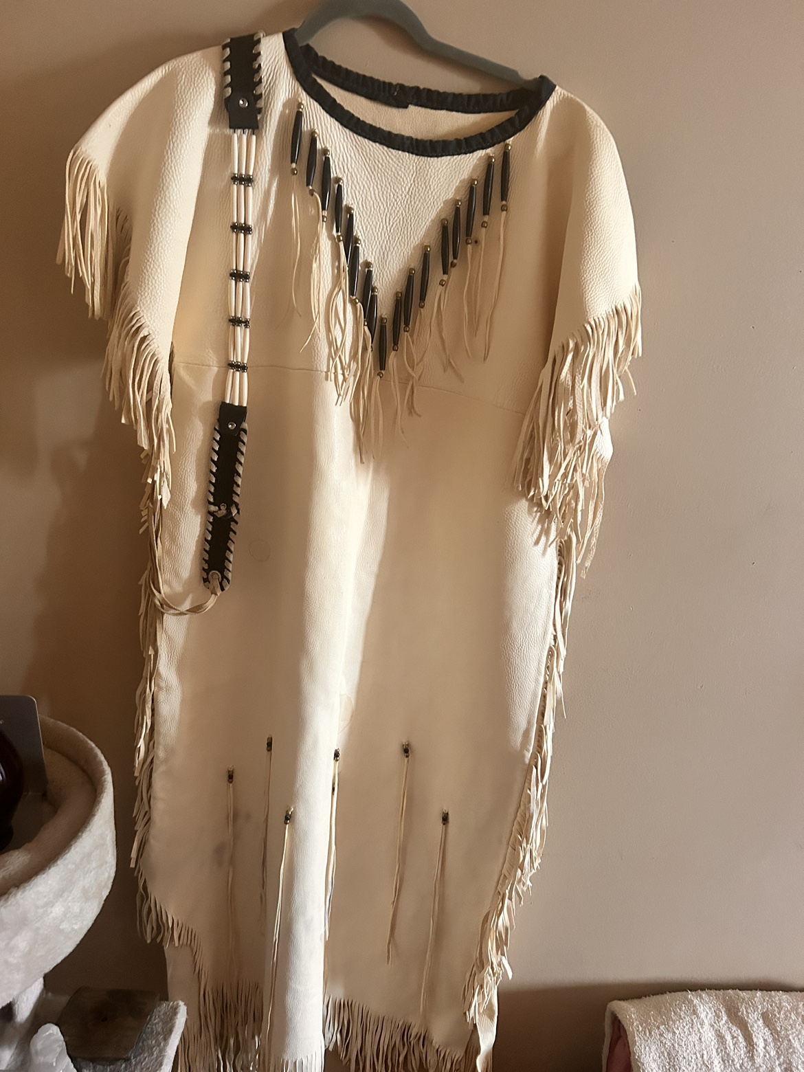 Deer leather dress. thumbnail
