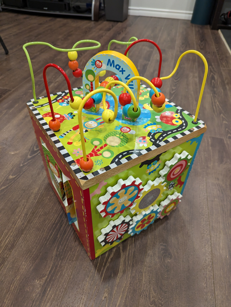 Maxville Wooden Activity Cube for Kids image indicator(2)