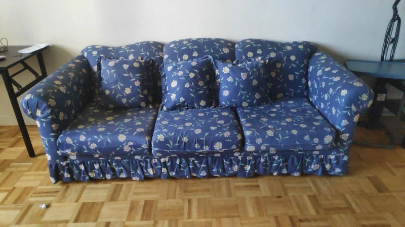 Free Sofa in Fair Condition – Yours for the Taking!