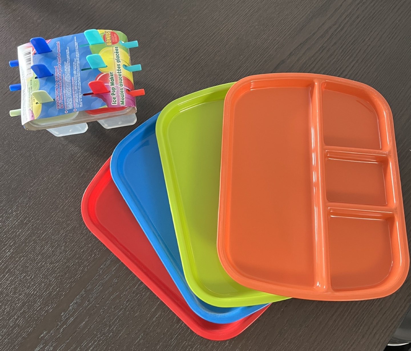 #Freecycle Popsicle Mould and 4 Plates