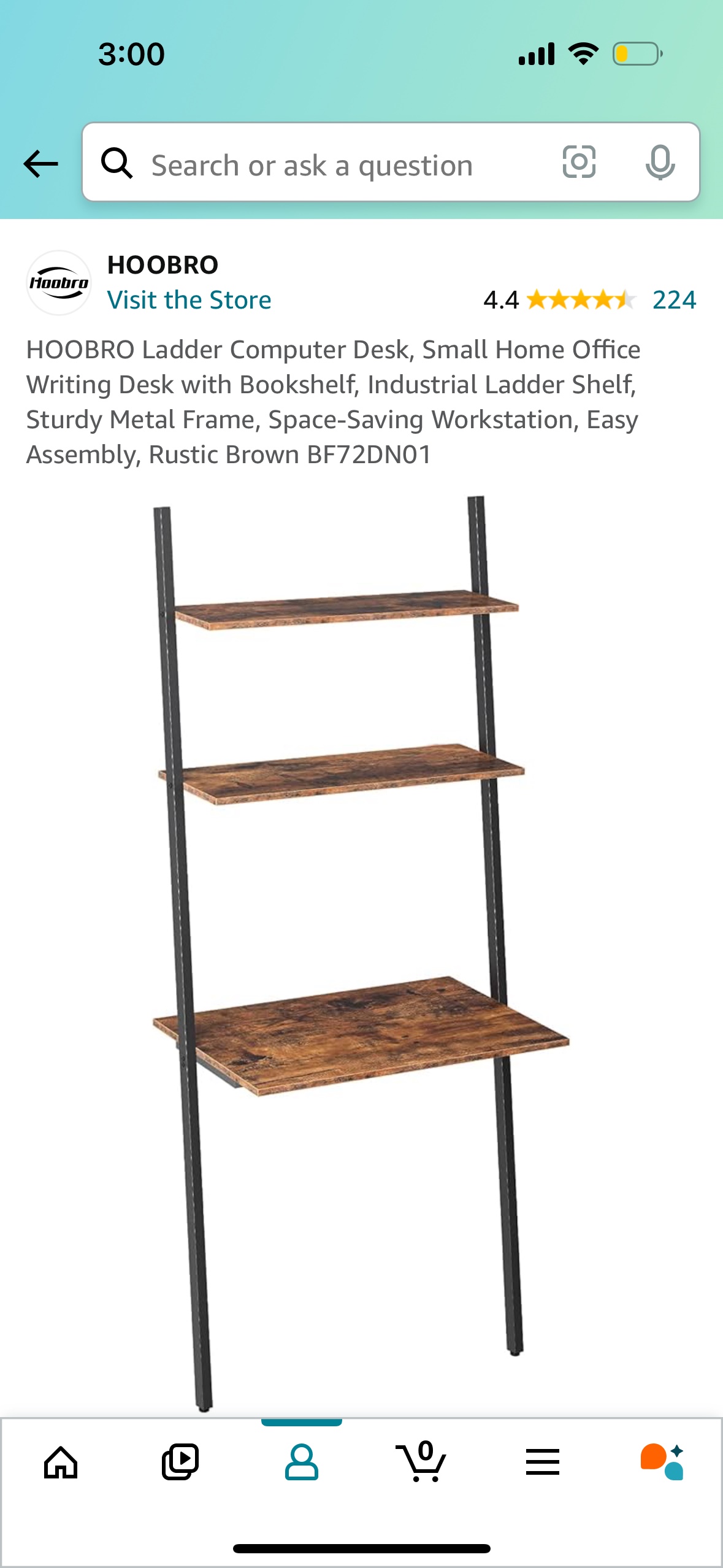 Ladder Computer Desk