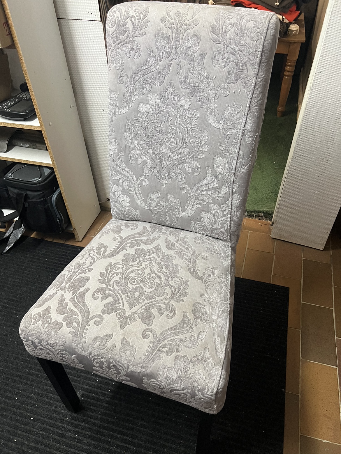 Fabric dining chairs