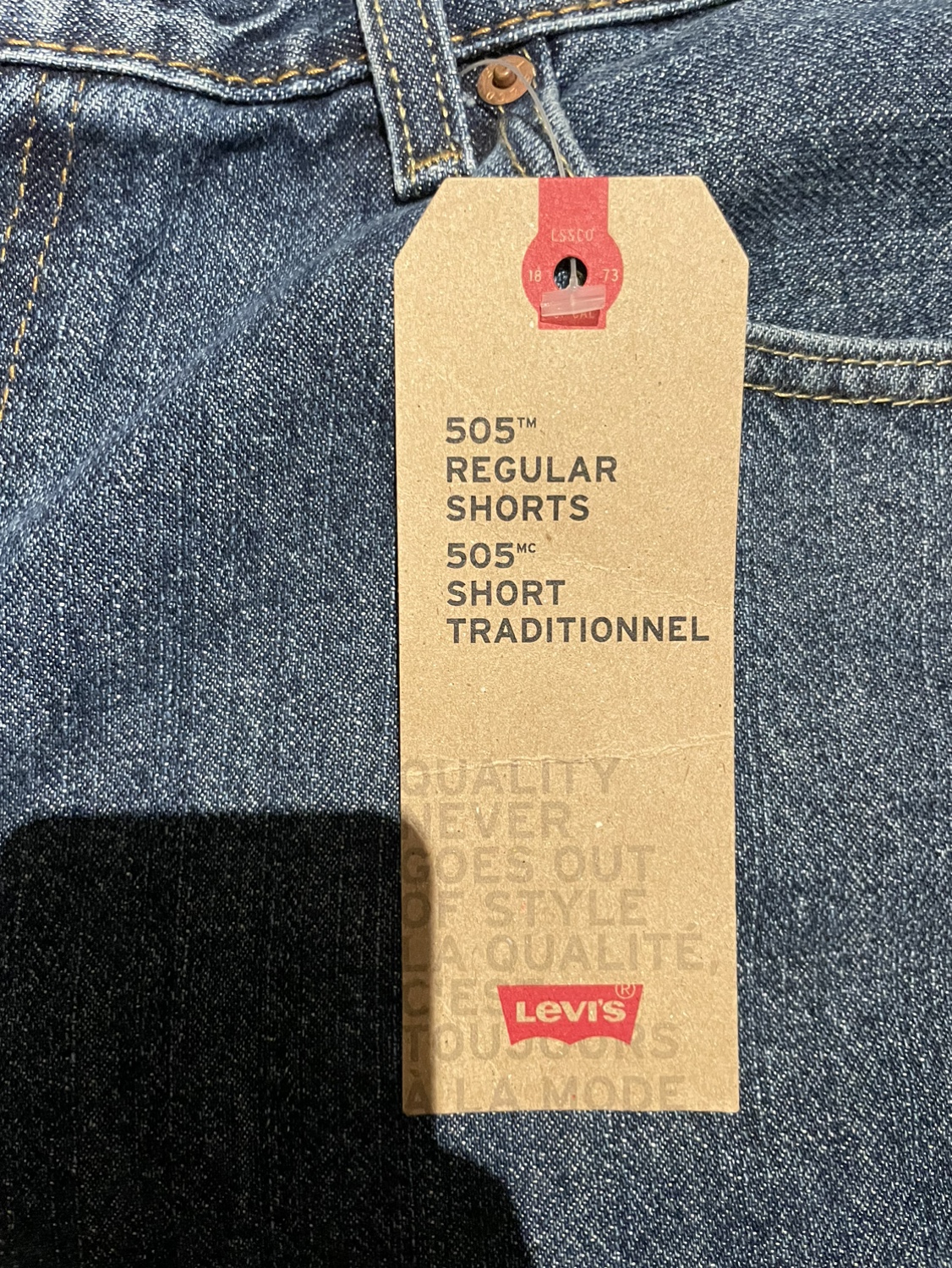 Jean short men Levi’s with tag - photo 4
