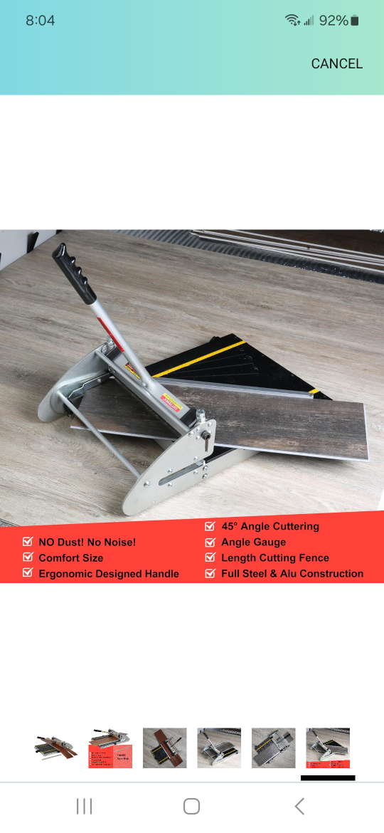 Cutterex 13" 360°  vinyl floor cutter - photo 5