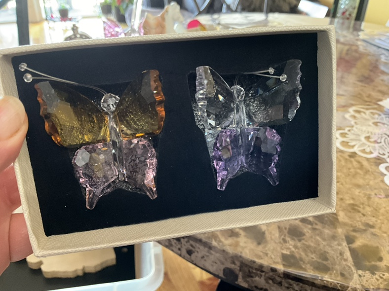 Crystal butterflies