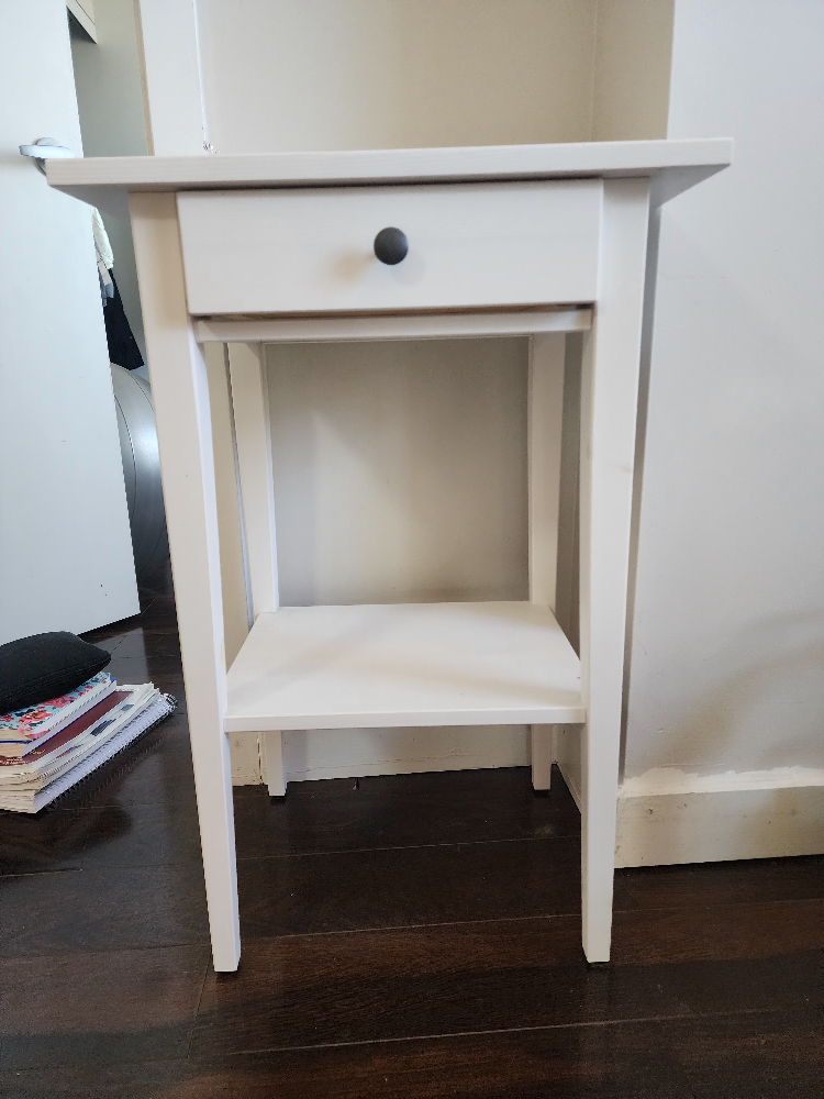 ikea night stand hemnes