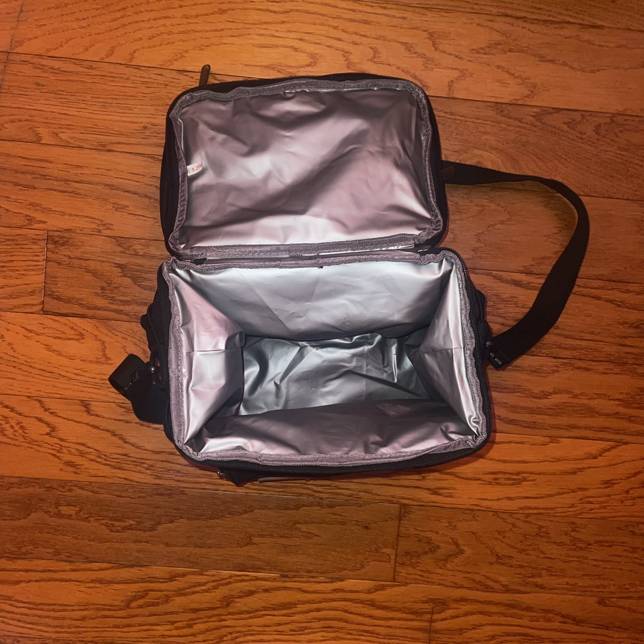 Lunch Bag/Lunch Box Double Deck Soft Large Cooler Black - photo 2
