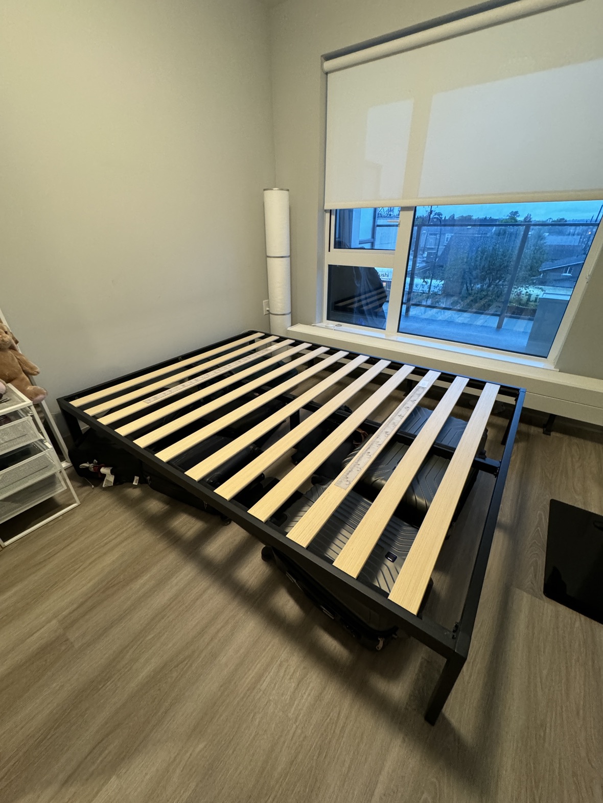Queen metal bed frame