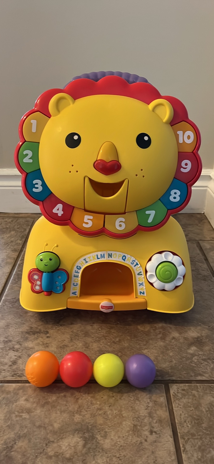 Fisher-Price Sit, Stride & Ride Lion Baby Toy thumbnail