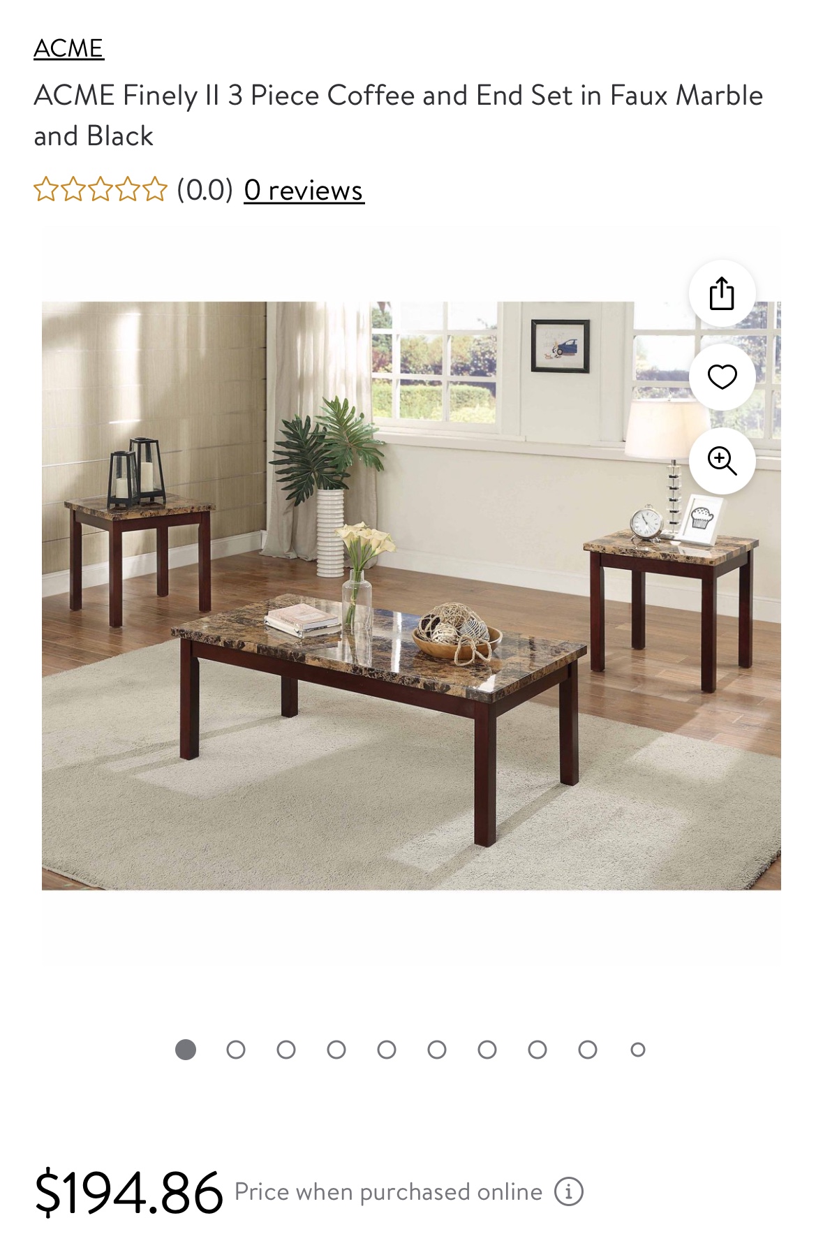 ACME Marble Coffee Table, Moving Sale🚚 - photo 5