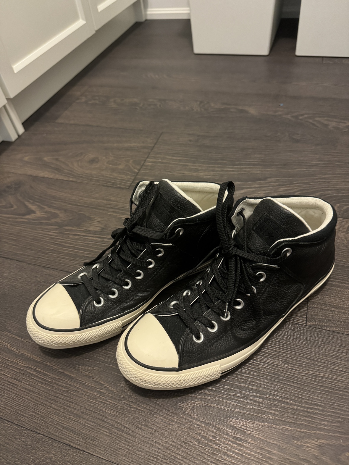 Converse leather shoes black - photo 2