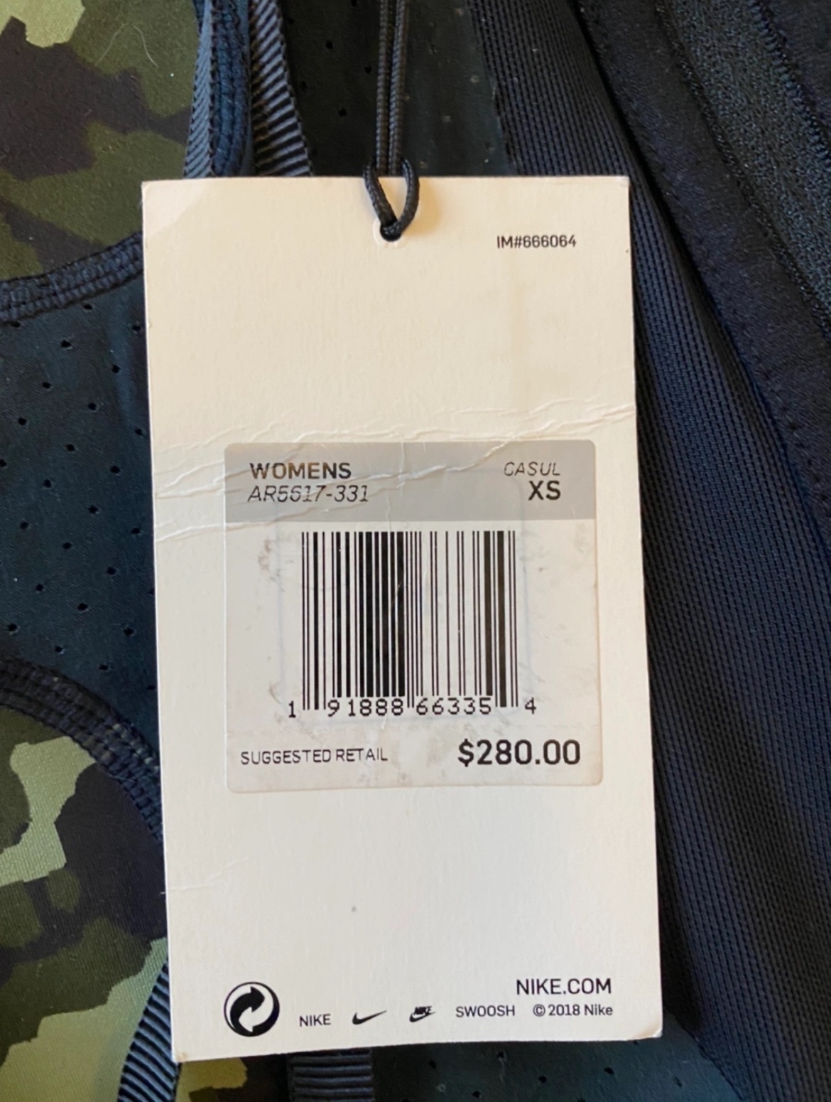 NWT NIKE collab longsleeve catsuit image indicator(8)