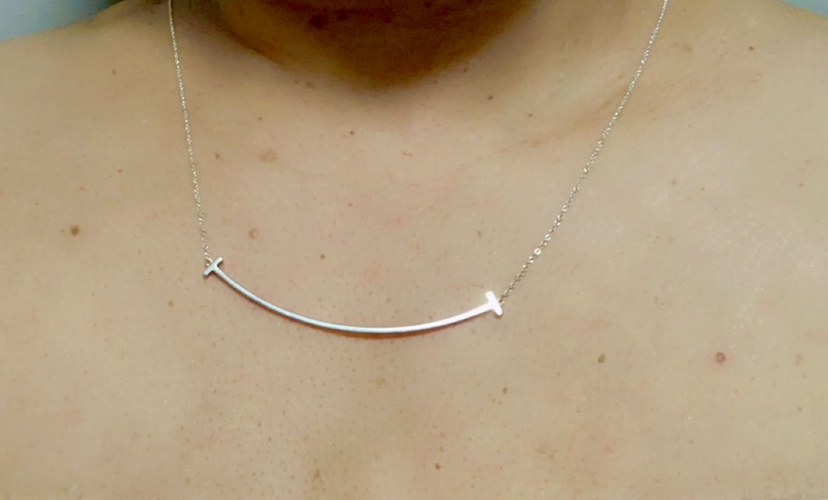 Tiffany half smile necklace - photo 2
