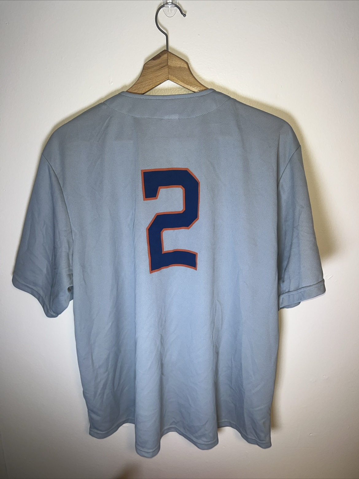 Houston Astros Jersey Mens XL Grey No. 2 Stadium Giveaway image indicator(3)