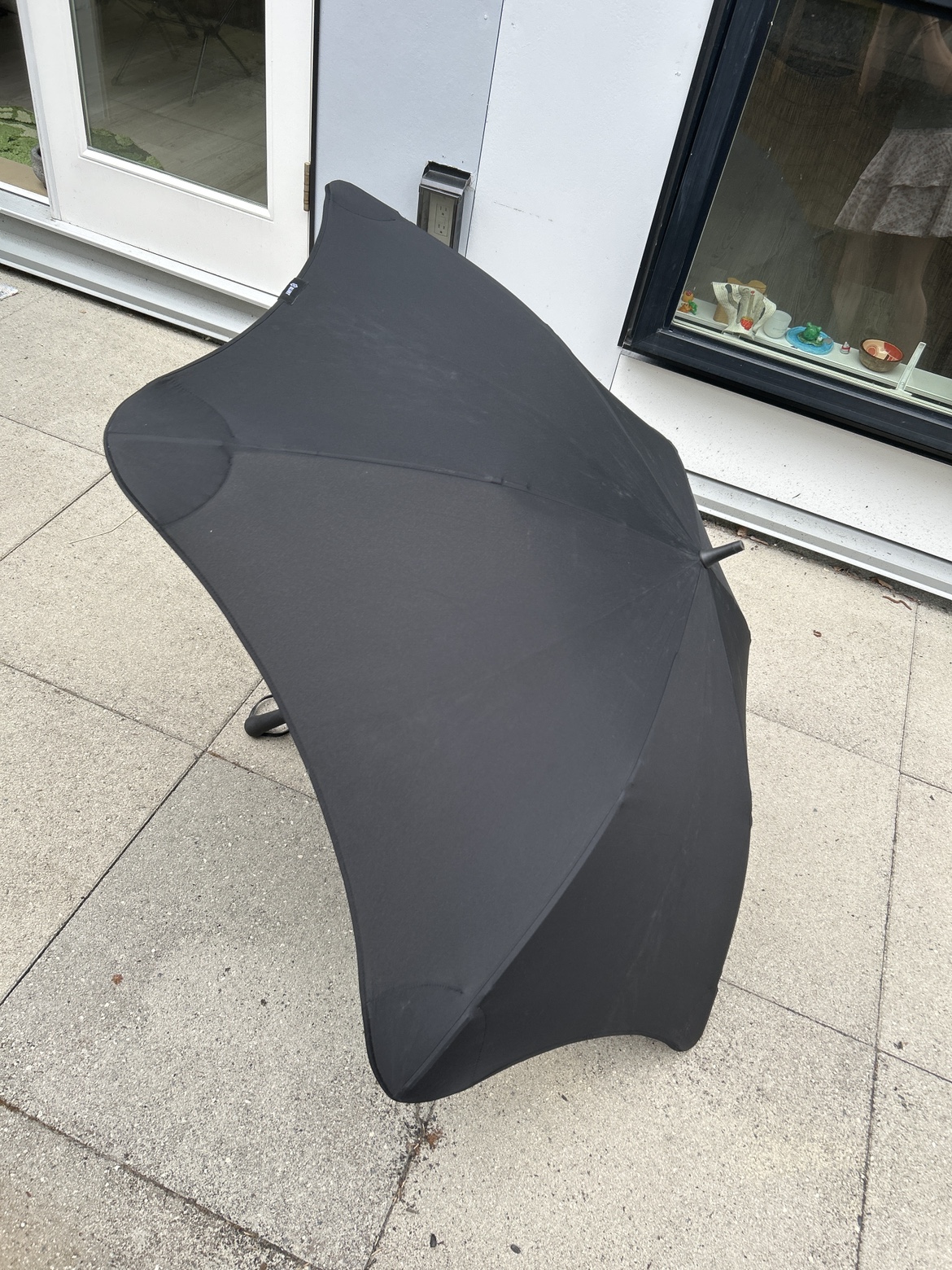 Black classic full-size blunt umbrella - photo 3