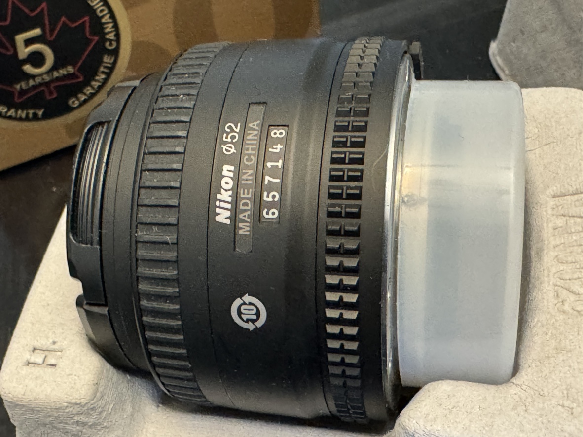 Nikon 50mm 1.8D lens in mint condition image indicator(4)