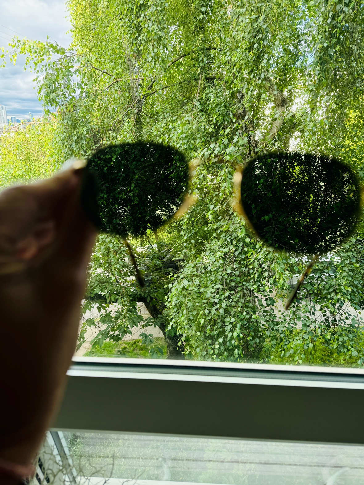 Rayban hexagonal gold frame made in Italy - photo 4