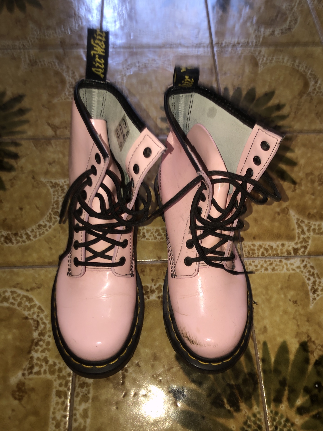 Pink Dr. Marten boots image indicator(2)
