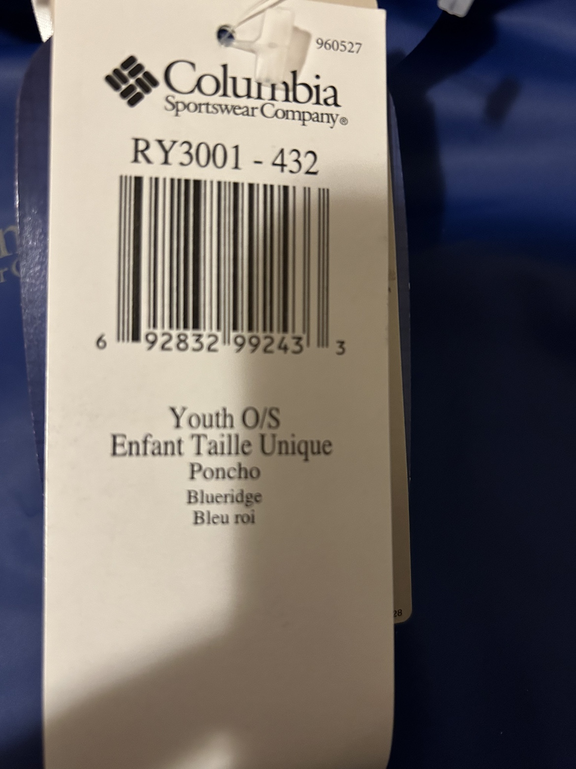 New Columbia youth unique poncho for rain image indicator(4)