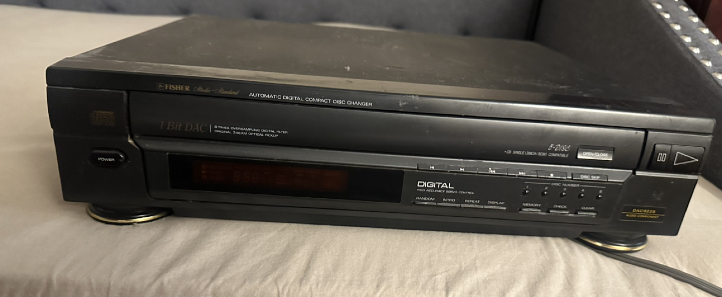 Fisher automatic digital 5 compact disc changer