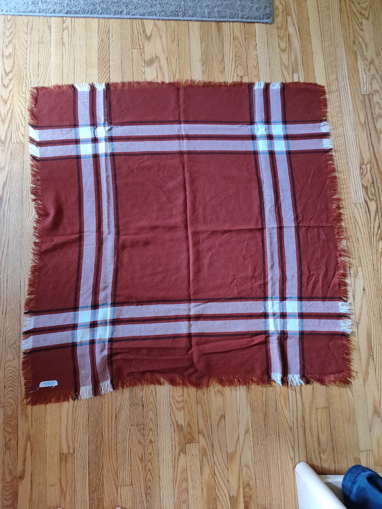 Plaid scarf
