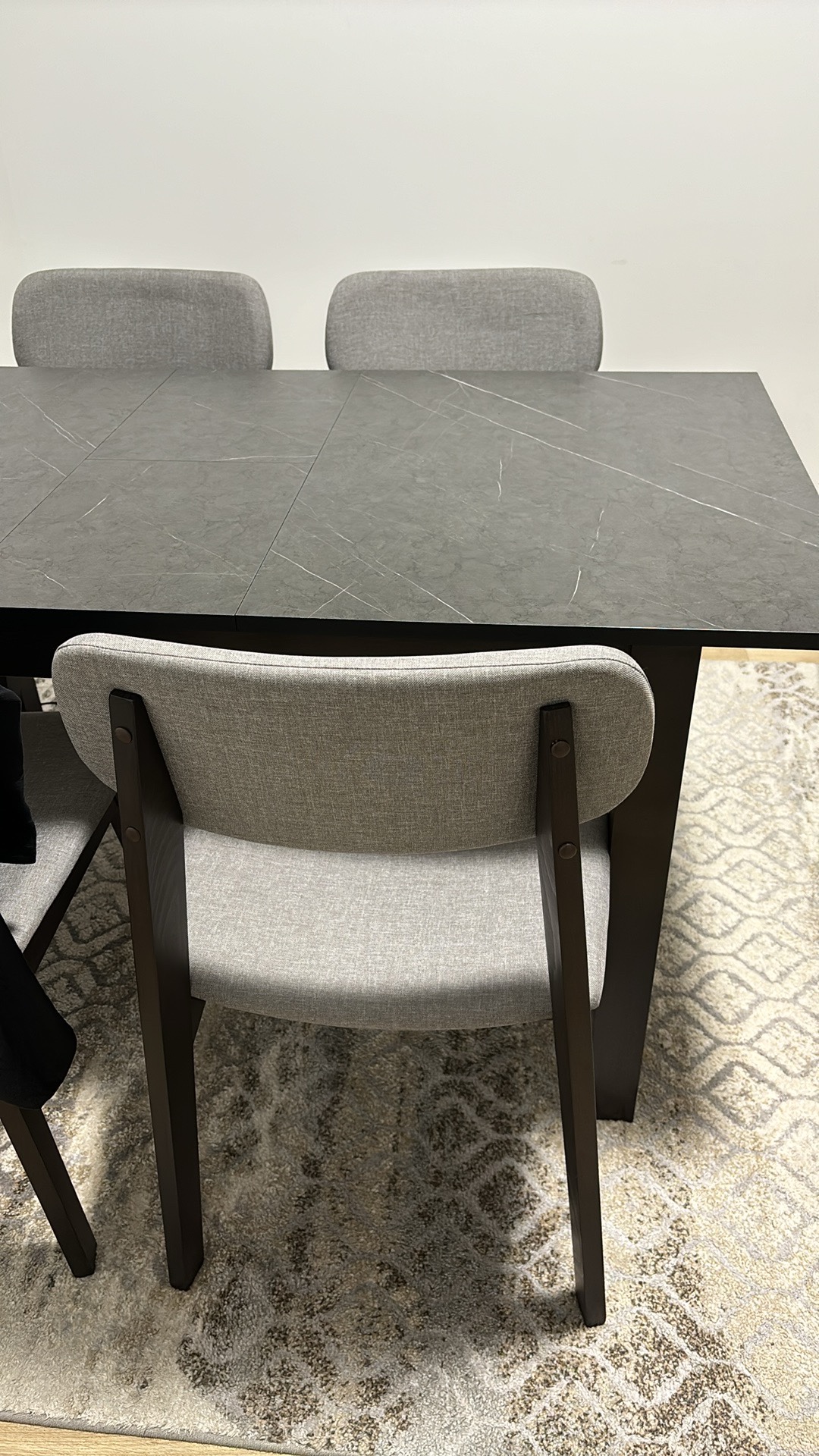 Brand New Condition Wooden Dining Table and 4 Chairs image indicator(6)