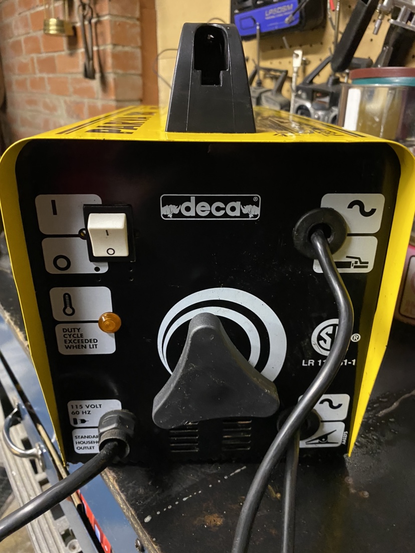 Lincoln mig welder/ larva 180 arc welder/ cart - photo 2