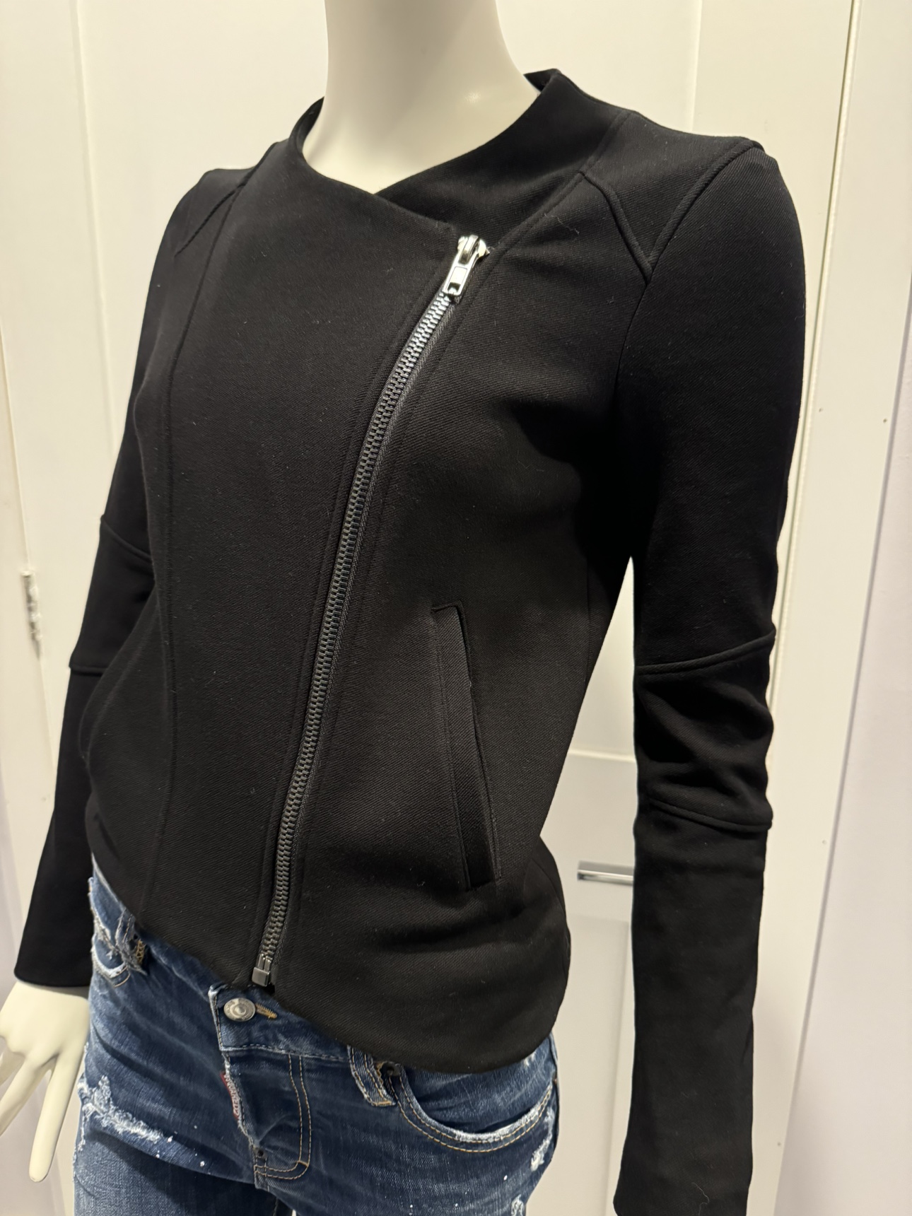 Helmut Lang - Moto Asymmetric Zip Jacket Size M (SLIM FIT) image indicator(3)