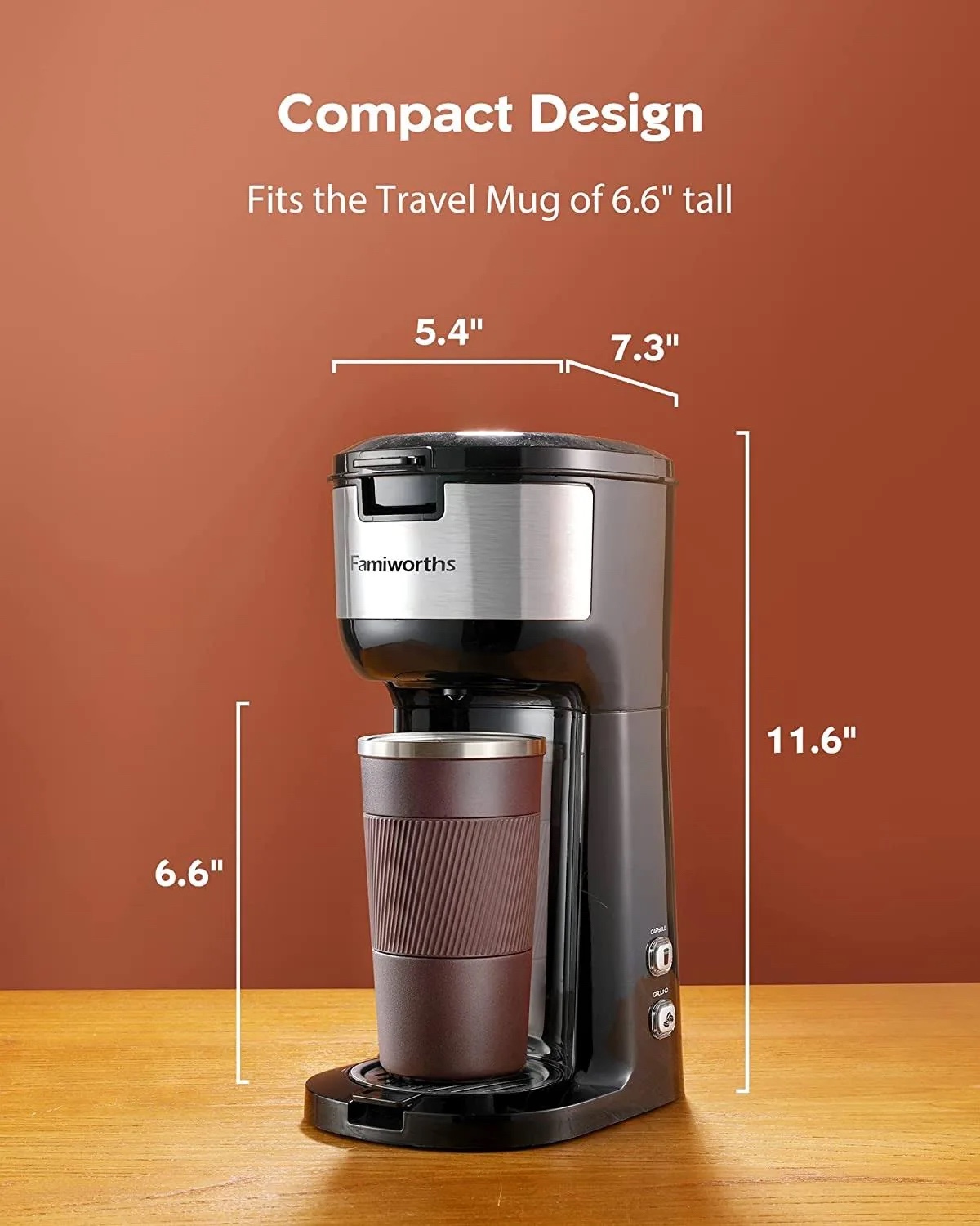 Brand new coffee maker single serve for k cup and ground coffee - photo 4