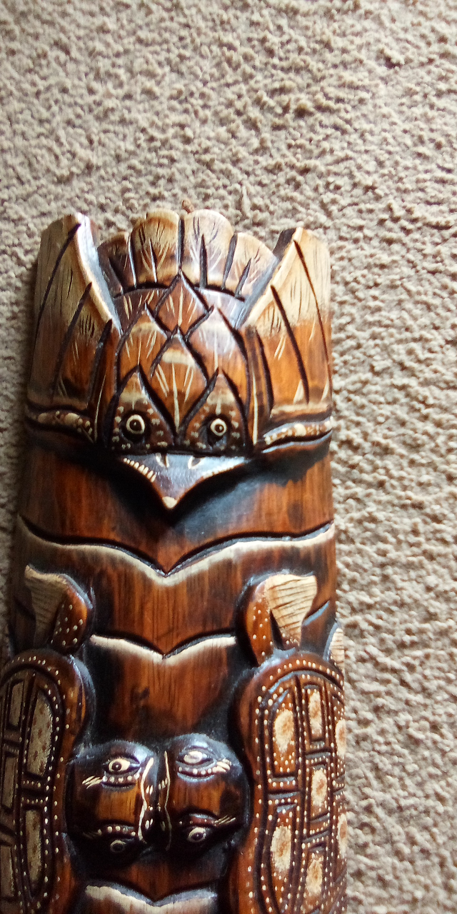 Hand carved African Mask - photo 3