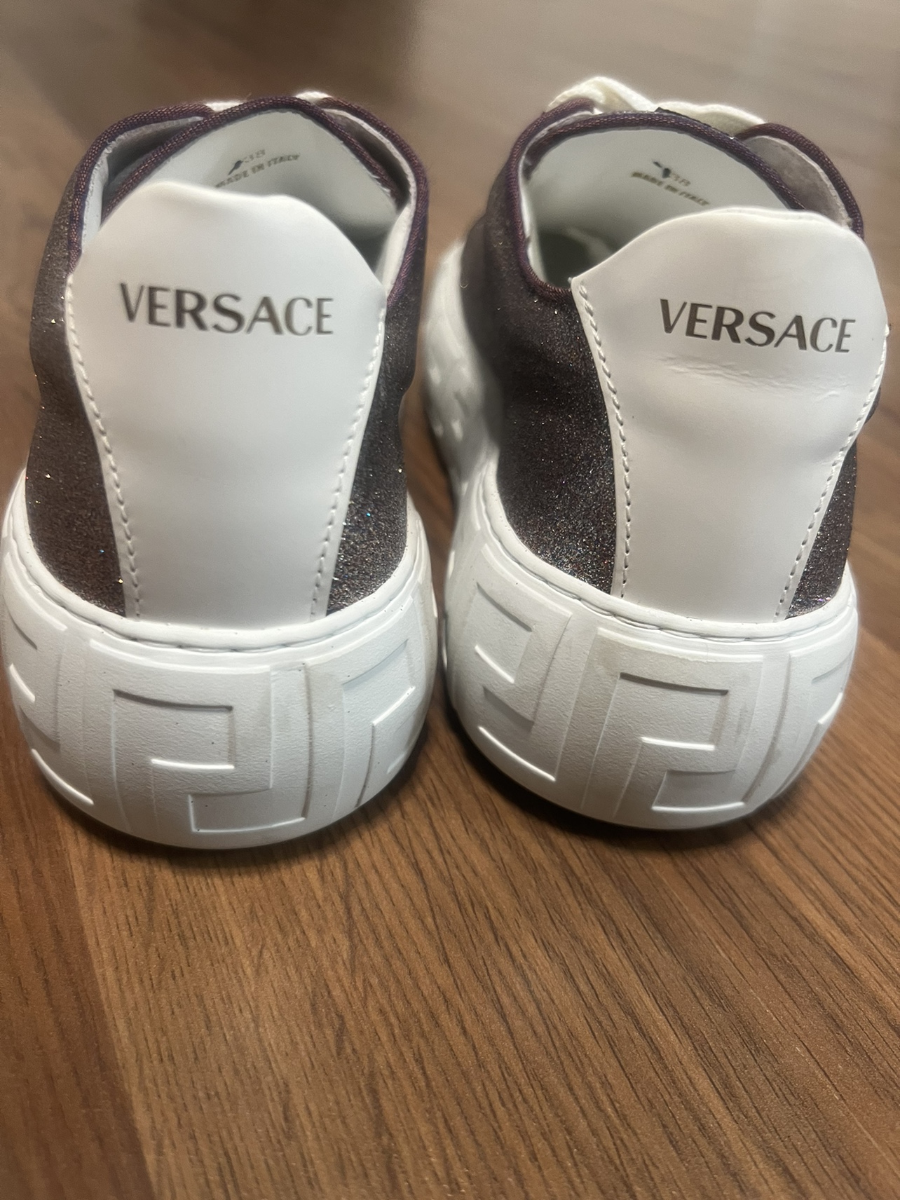 New VERSACE Glitter Sneakers UNISEX image indicator(3)