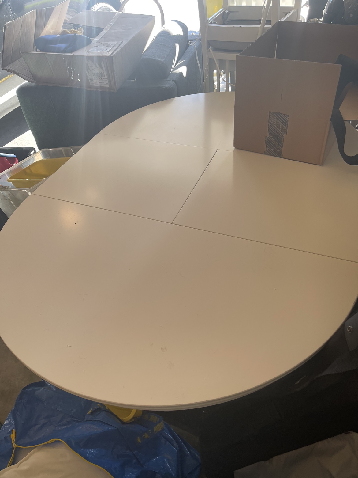 Ikea Ingatorp extend table and 4 Ekedalen chairs - photo 2