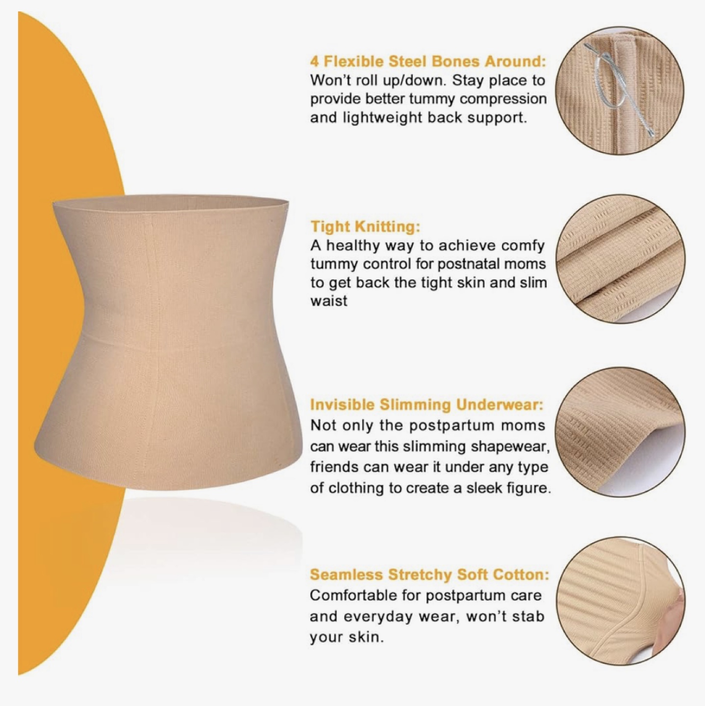 Women Body Shaper Waist Shapewear Small image indicator(2)