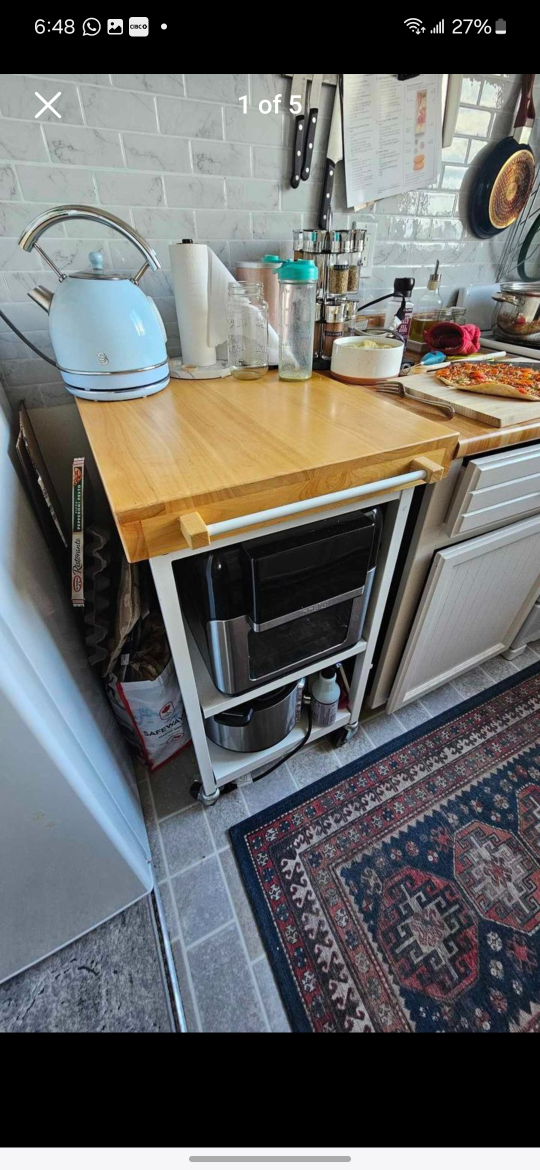 Folding Kitchen counter and cart