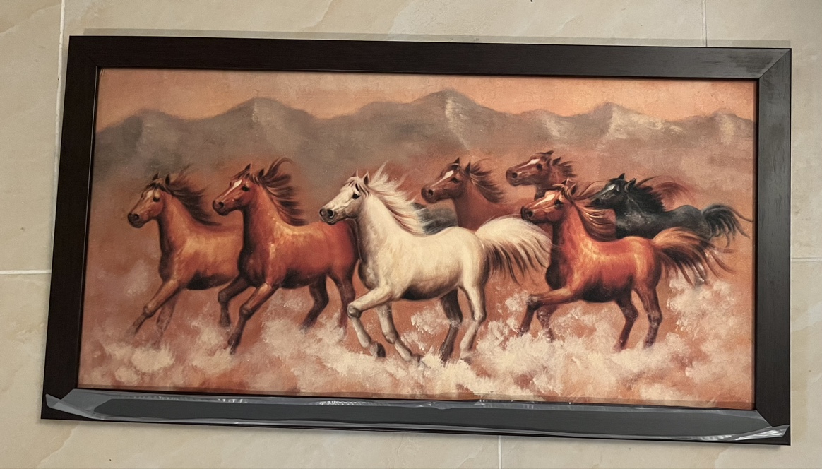 7 Horses - Wall Painting / Art