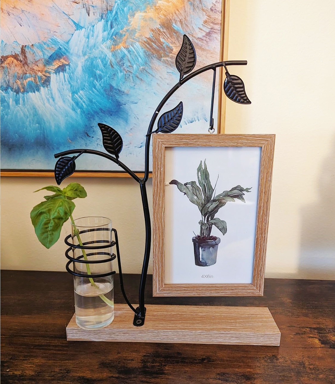 NEW plant vase picture frame