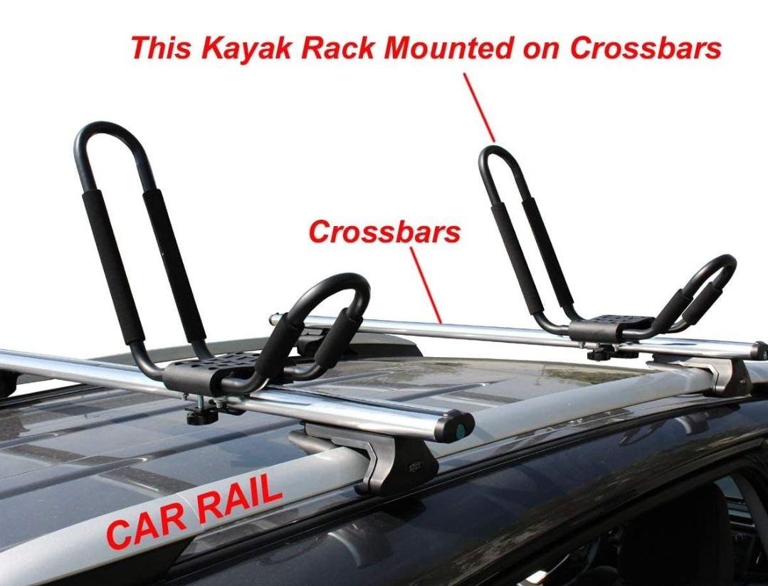 TMS J-Bar Rack HD Kayak Carrier Canoe Boat Surf image indicator(3)