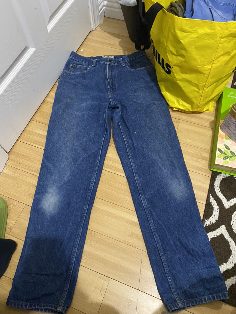 L.L Bean Classic Denim Jeans Straight Leg Fit thumbnail