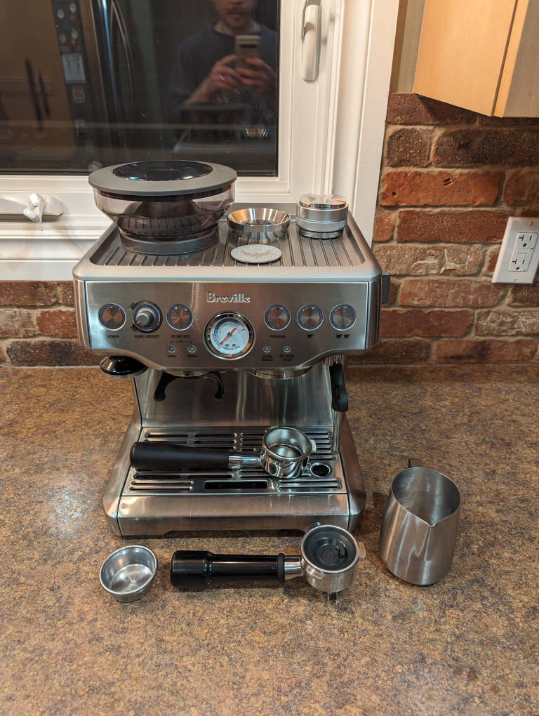Breville Barista Express Espresso Machine w/ Extras