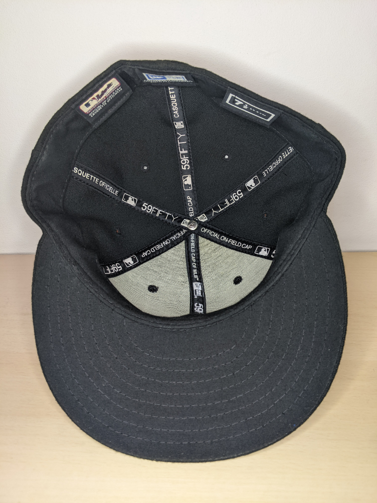 Blue Jays Baseball New Era 59FIFTY Fitted Hat Cap Size 7 1/2 image indicator(3)