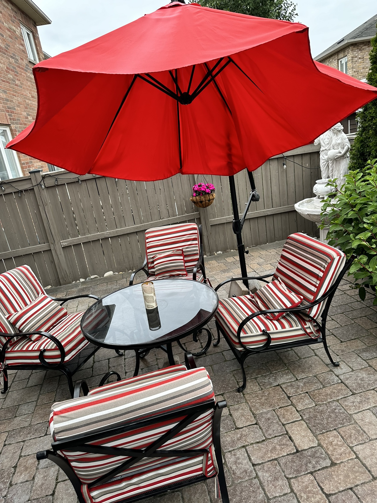 Outdoor patio set