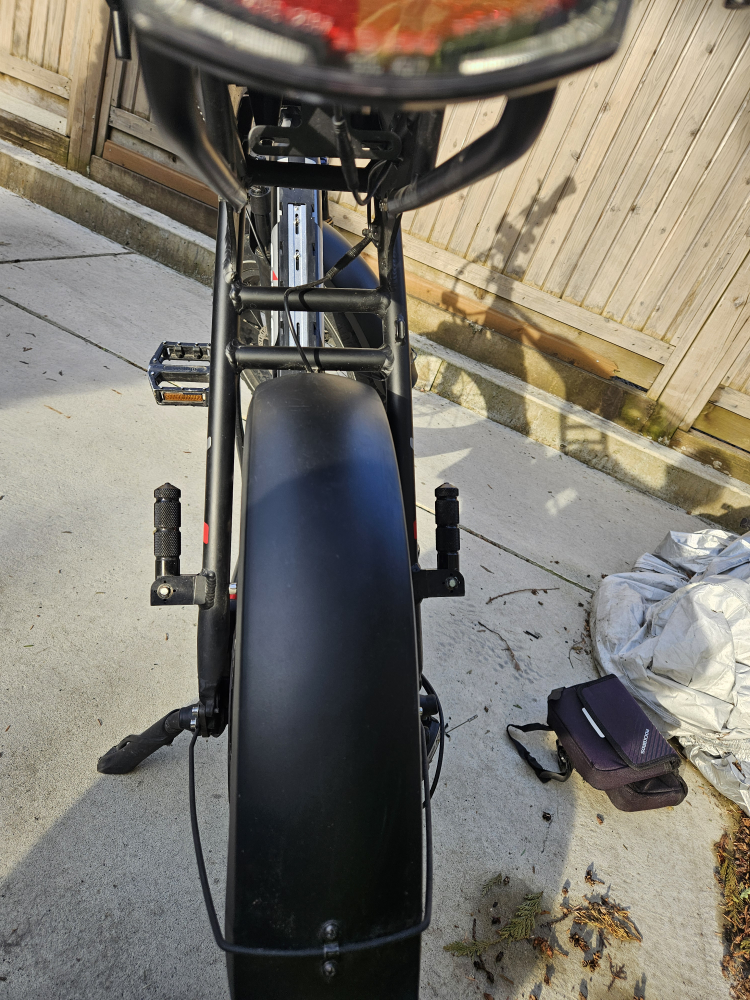 Black Moped Rize EBike Blade 750W 2x15ah dual battery - photo 4