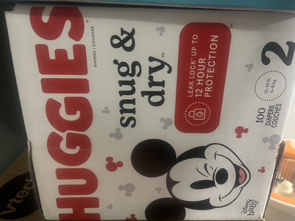 Huggies size 2 diapers